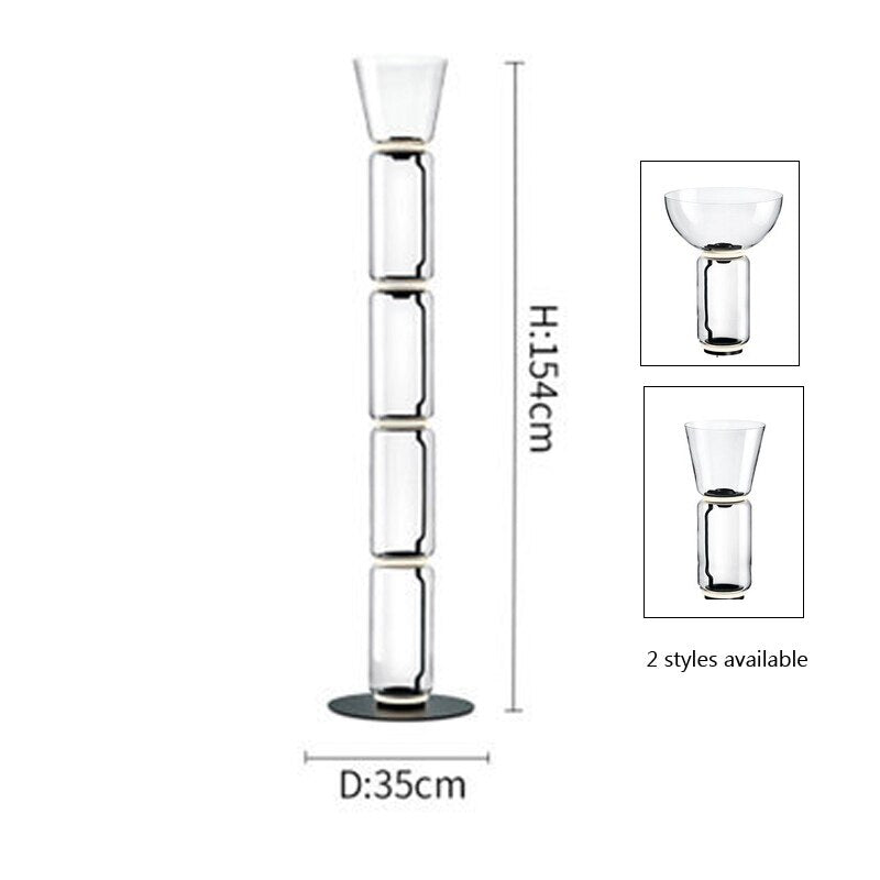 Noctambule style Floor Lamps 2-variants