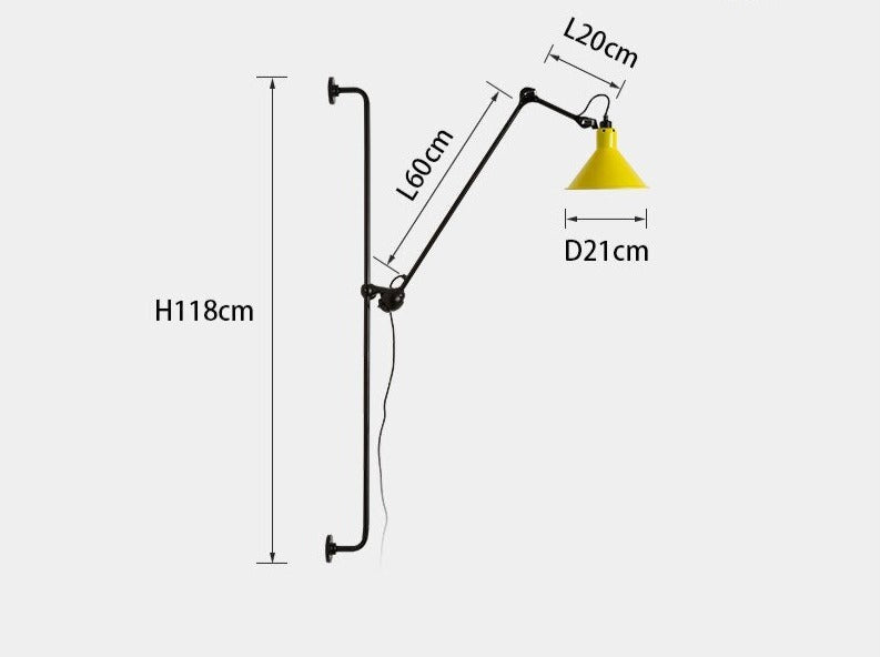 Lampe Gras N°214 style Wall Lamp DCW
