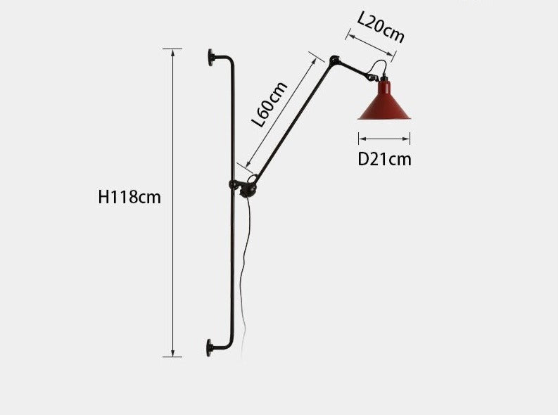 Lampe Gras N°214 style Wall Lamp DCW