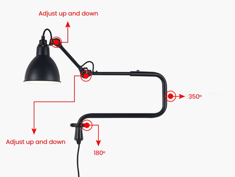 Lampe Gras N°303 style Wall Lamp DCW