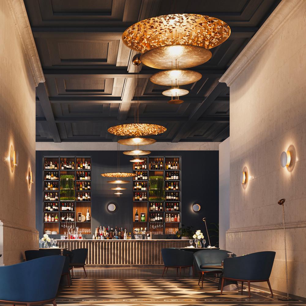 Macchina della Luce style Pendant Catellani & Smith