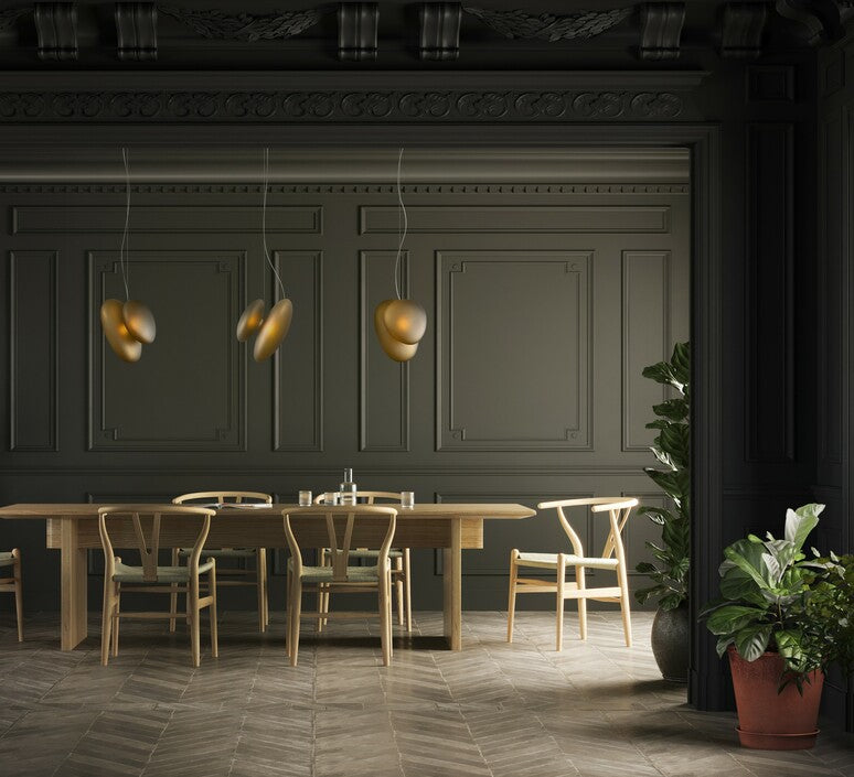 Pebble style Light Pendant AND Light