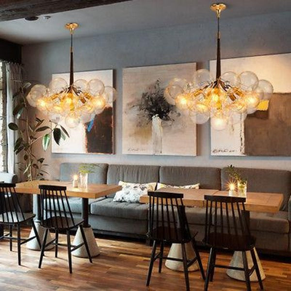 Jumbo Bubble Chandelier Pelle