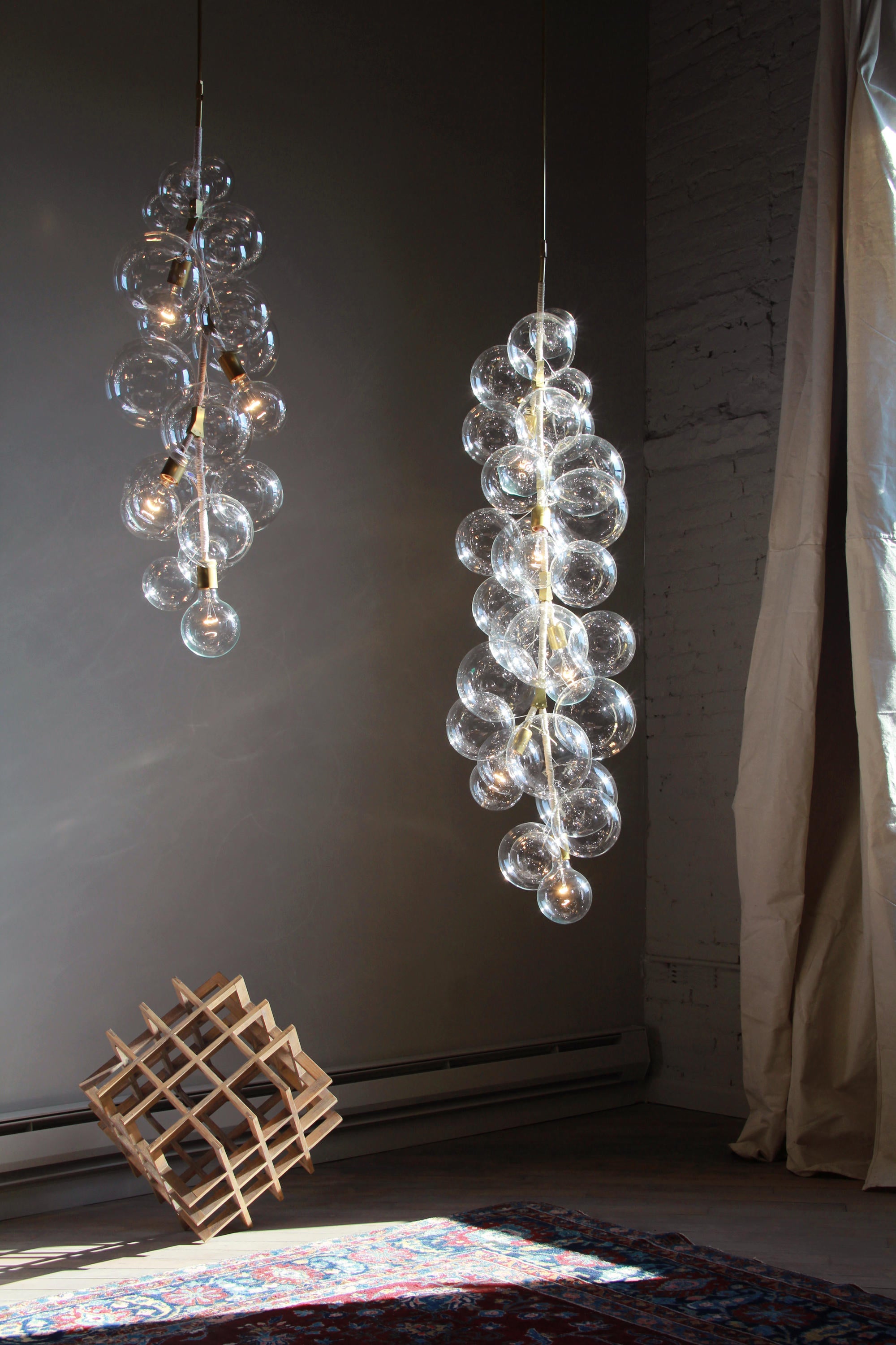 X-Tall Bubble style Chandelier 6-variations
