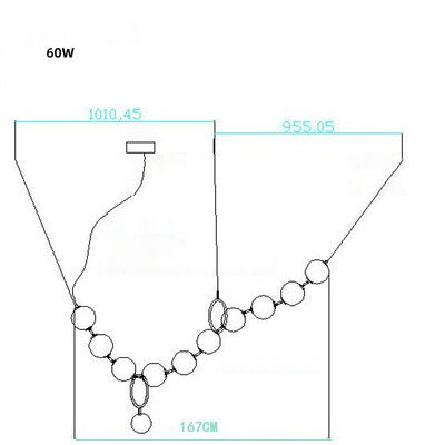 Coco style Chandelier