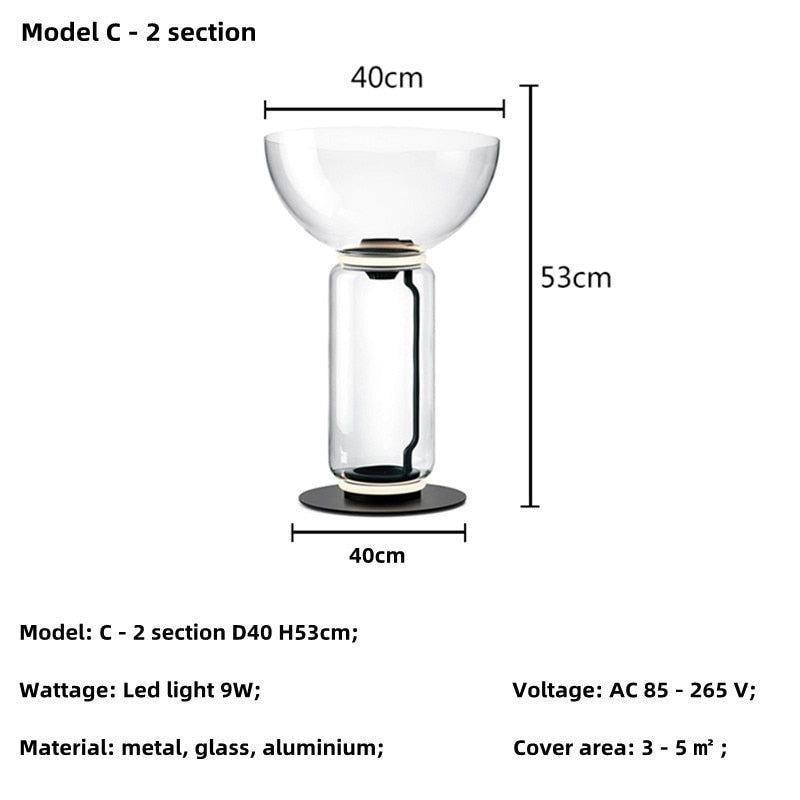 Noctambule style Table Lamp 3-variants