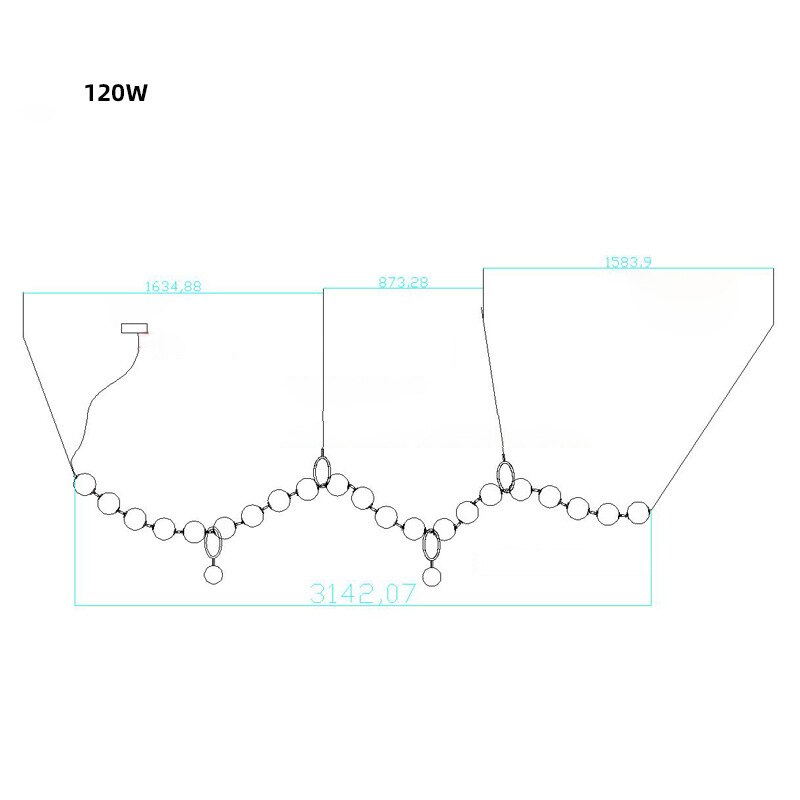 Coco style Chandelier