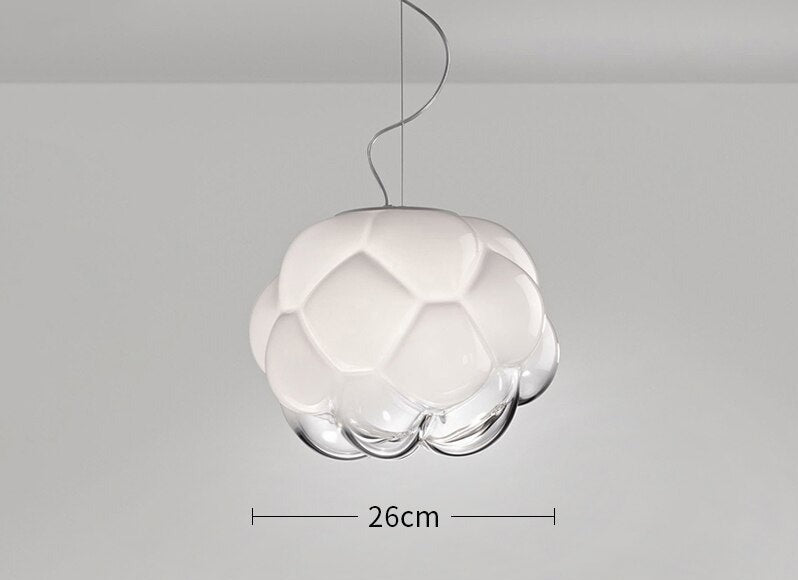 Cloudy style Glass Pendant
