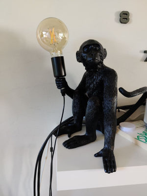 Sitting Monkey style Lamp 3-colors