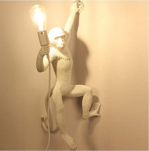 Hanging Monkey style Wall Lamp 2-colors, 2-variations