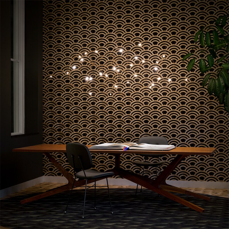 Flock of light style Chandelier