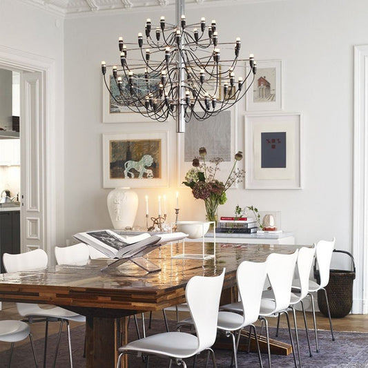 Model 2097 Sarfatti chandelier in modern living space