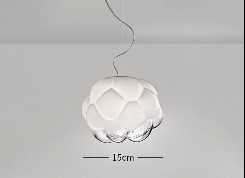 Cloudy style Glass Pendant