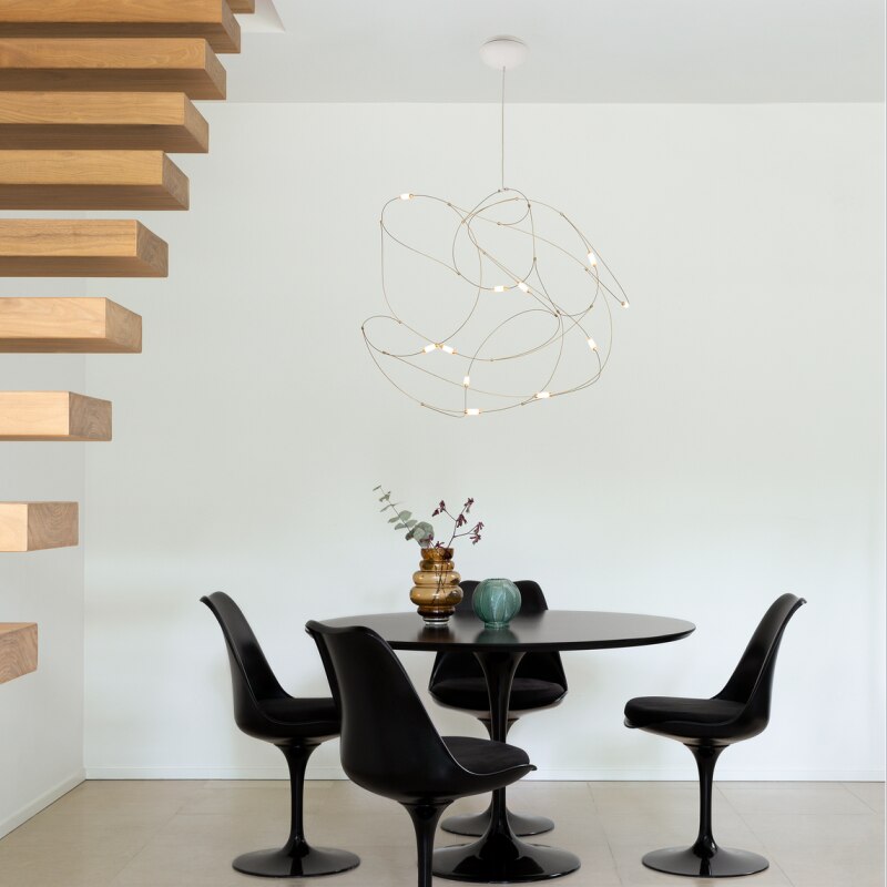 Flock of light style Chandelier