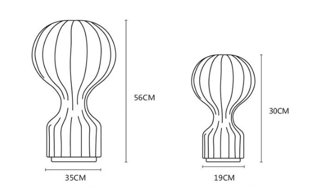 Gatto style Table Lamp 2-sizes