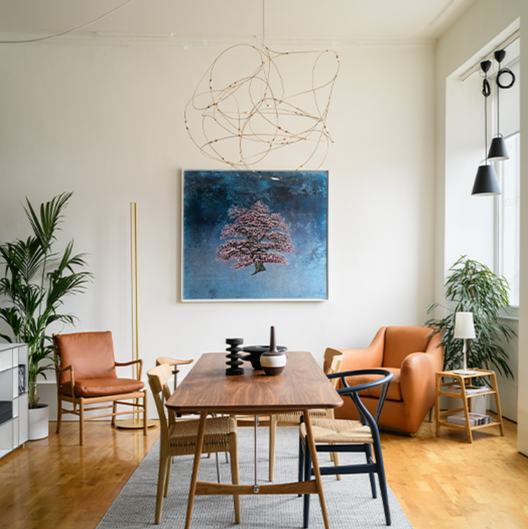 Flock of light style Chandelier