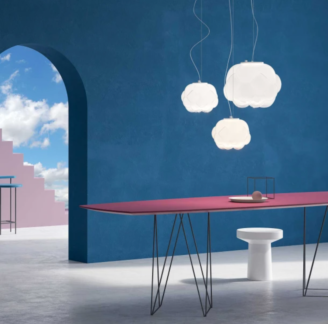 Cloudy style Glass Pendant