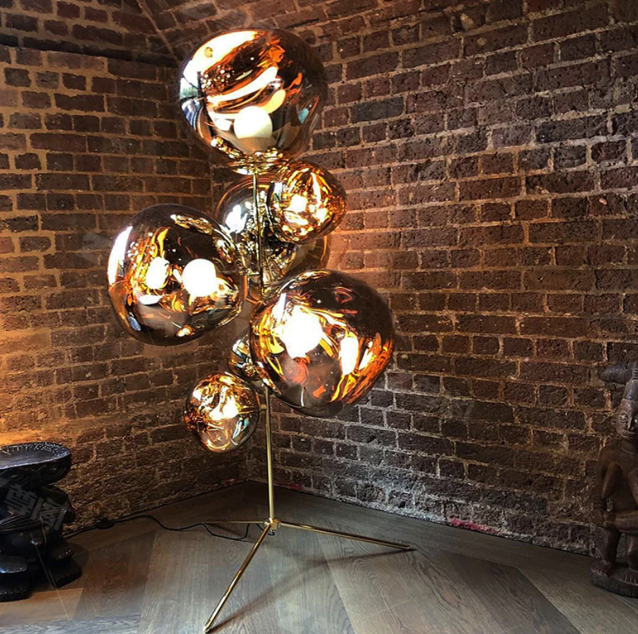 Melt style Chandelier Floor Lamp