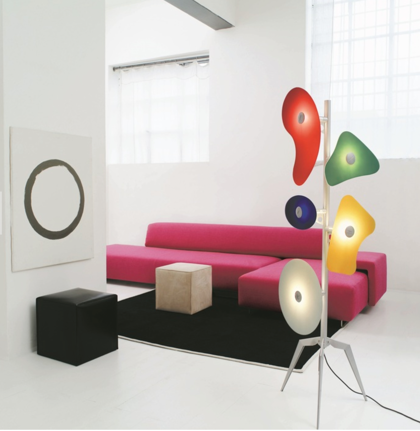 Orbital style Floor Lamp