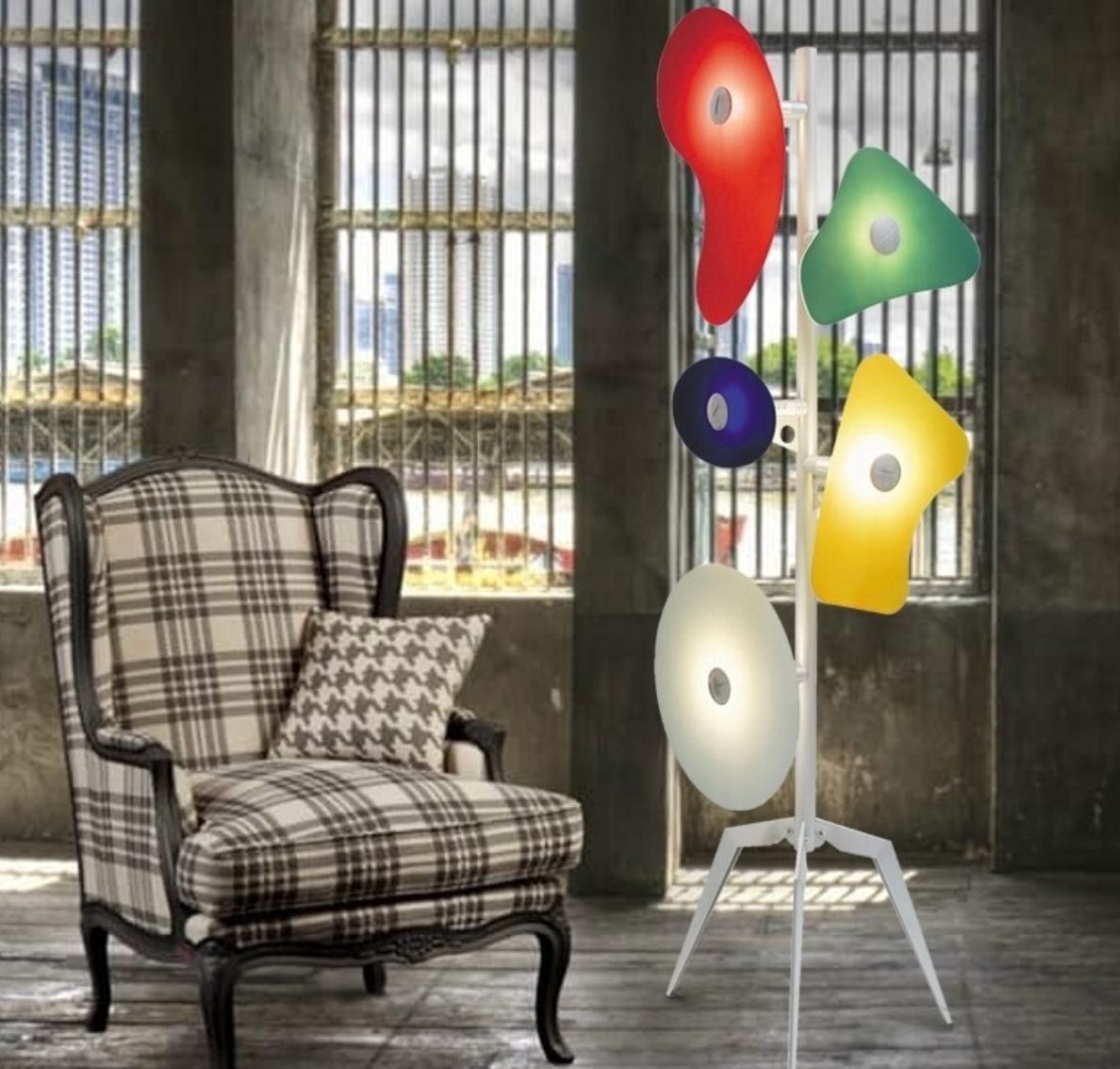 Orbital style Floor Lamp