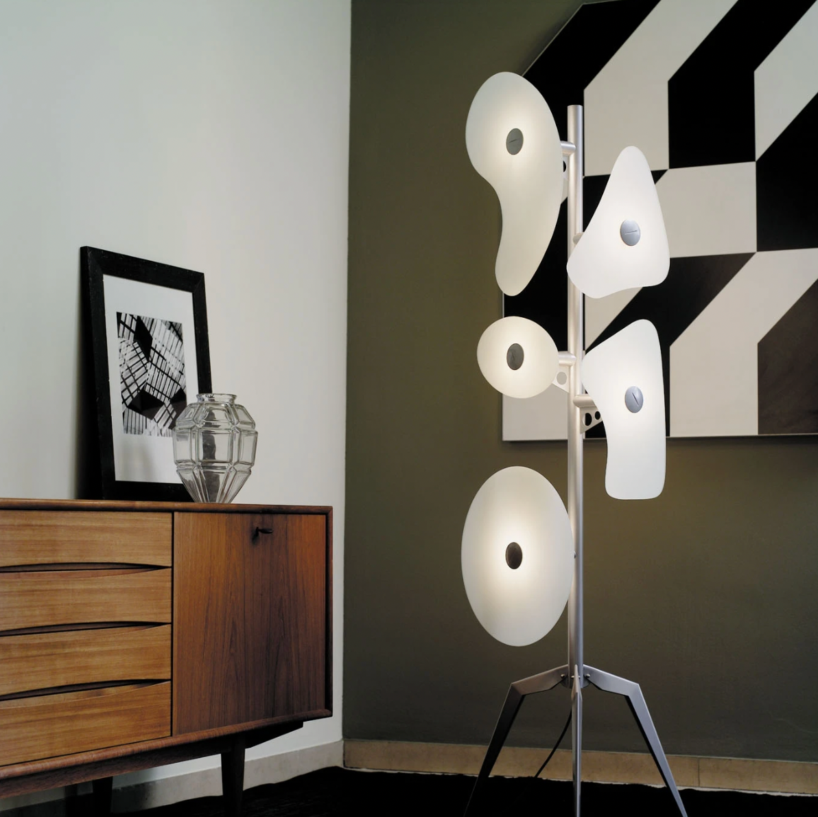 Orbital style Floor Lamp
