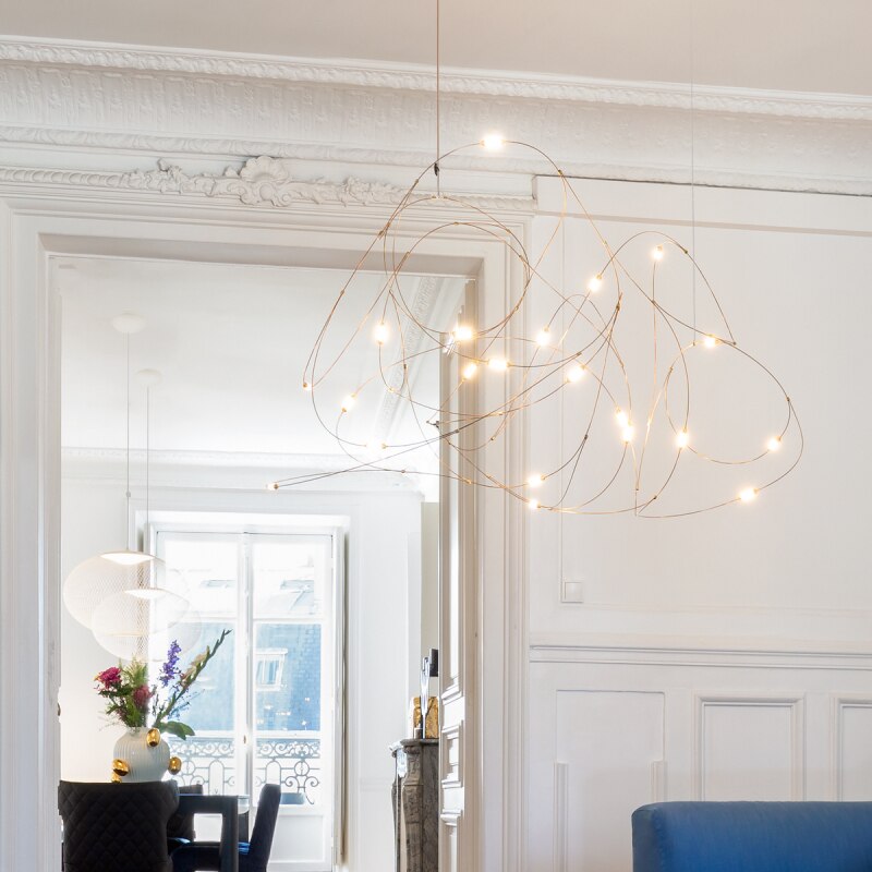 Flock of light style Chandelier