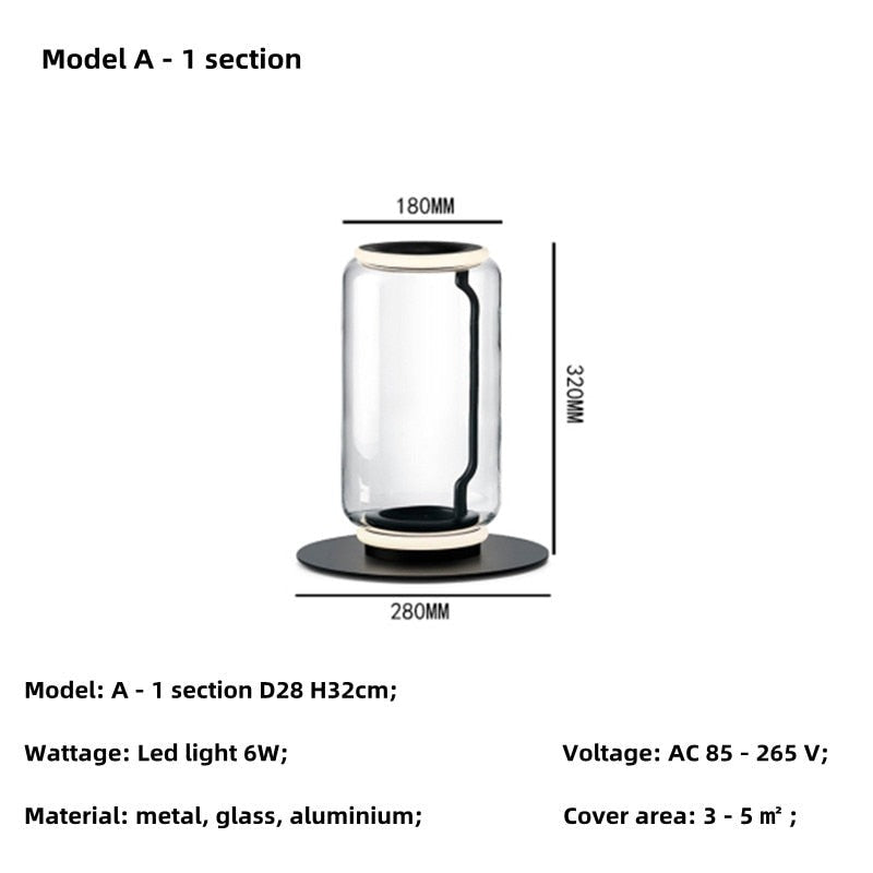 Noctambule style Table Lamp 3-variants