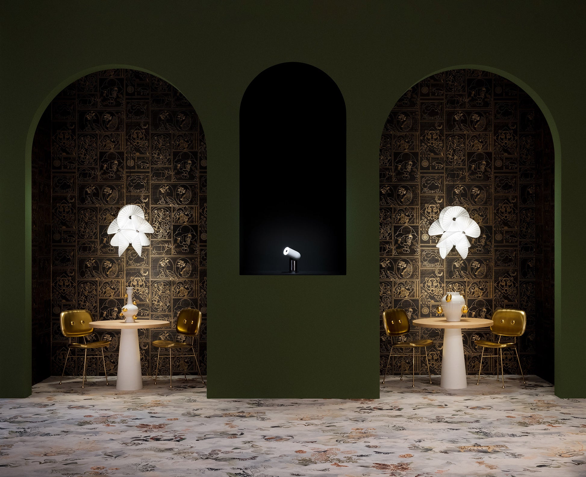 Serpentine style Suspension Light