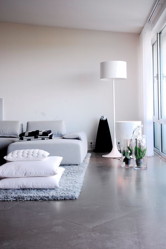 Spun Light style Floor Lamp