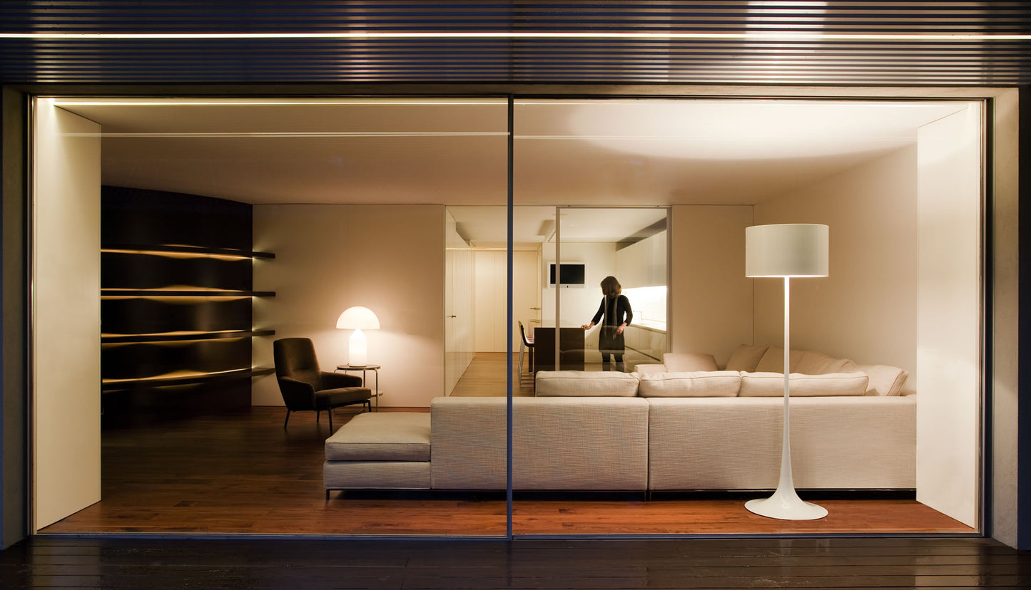 Spun Light style Floor Lamp