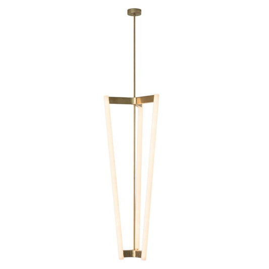 Tube chandelier by Michael Anastassiades minimalist sculptural lighting