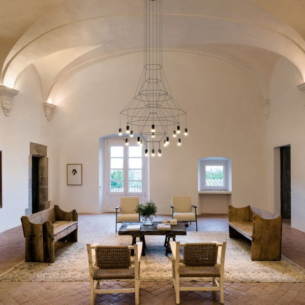 Wireflow 0315 Chandelier Vibia