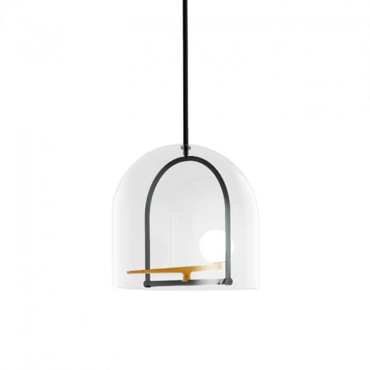 artemide yanzi neri hu suspension light dome pendant