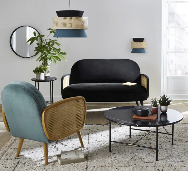 Dolkie Cane Abstract style Pendant