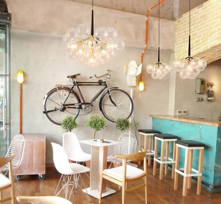 Large Bubble Chandelier Pelle