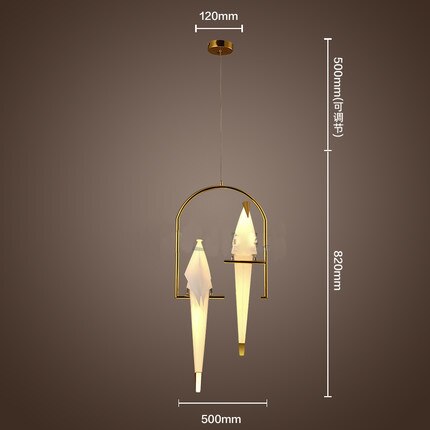 Perch Light Branch style Swiveling Birds 2-colors, 11-variatons