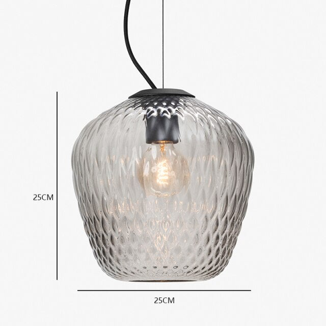Blown light pendant &Tradition