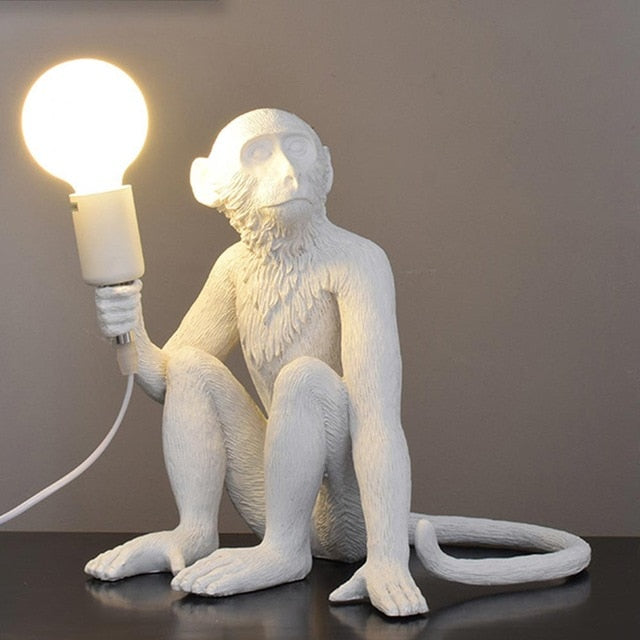 Sitting Monkey Table Lamp Seletti