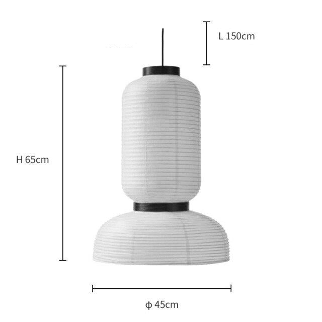 JH style Rice Paper Pendant