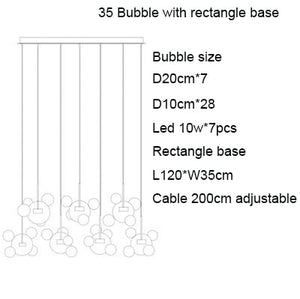 Bolle Bubble Chandlier 