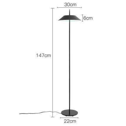 Mayfair style Floor Lamp 4-colors