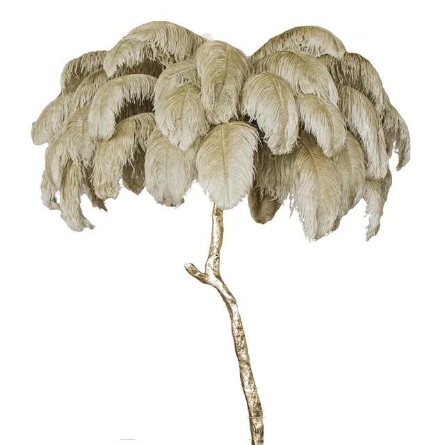 Ostrich Feather style Floor Lamp