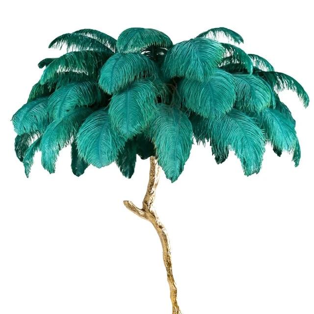 Ostrich Feather style Floor Lamp