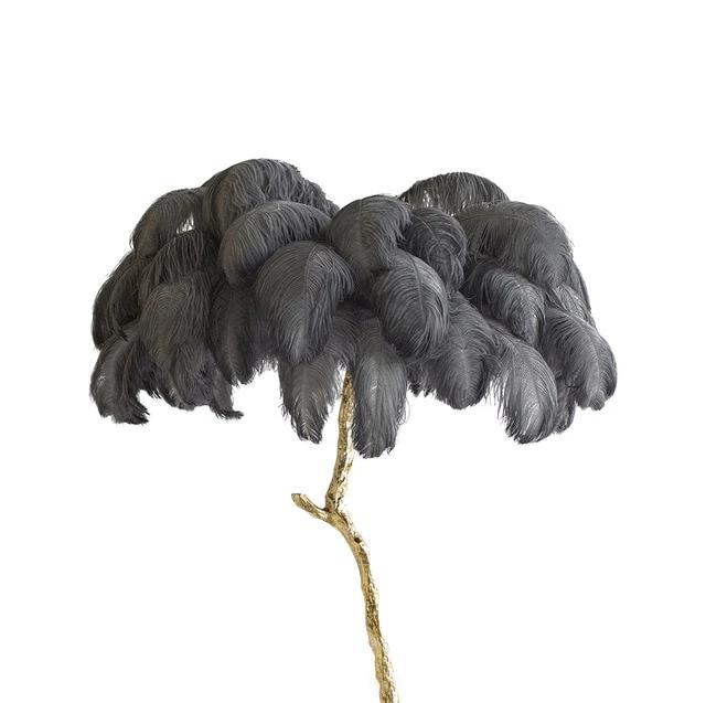 Ostrich Feather style Floor Lamp