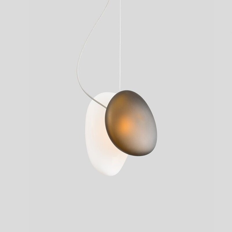 Pebble style Light Pendant AND Light