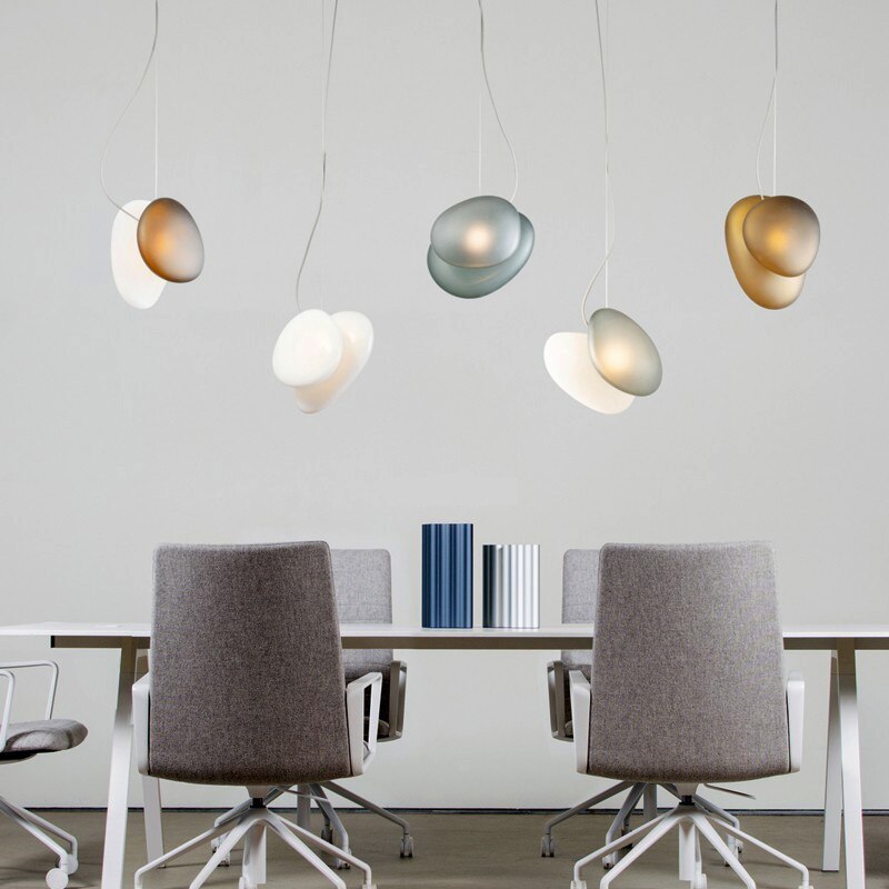 Pebble style Light Pendant AND Light