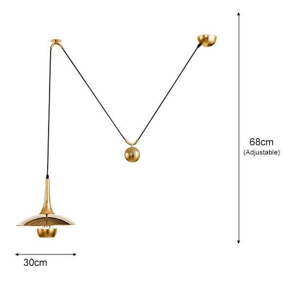 Onos Adjustable Pendant Lamp Hector Finch