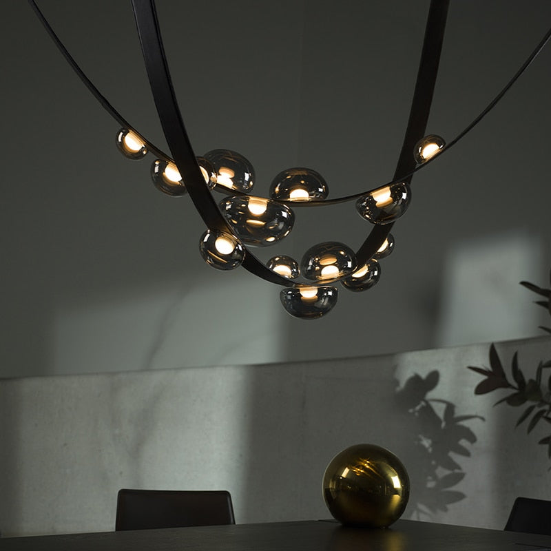 Dew drops style light pendant bomma