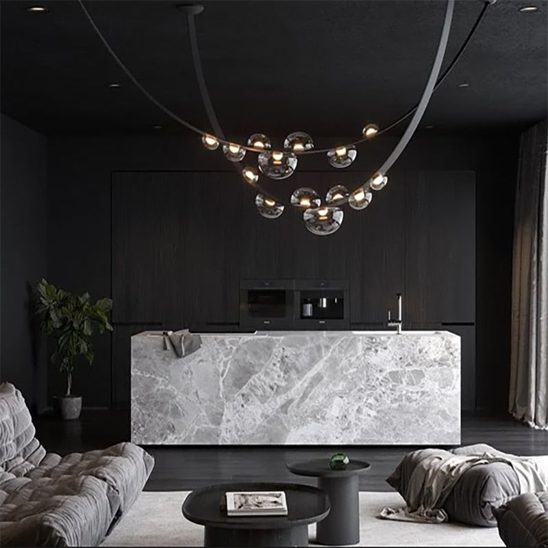Dew drops style light pendant bomma