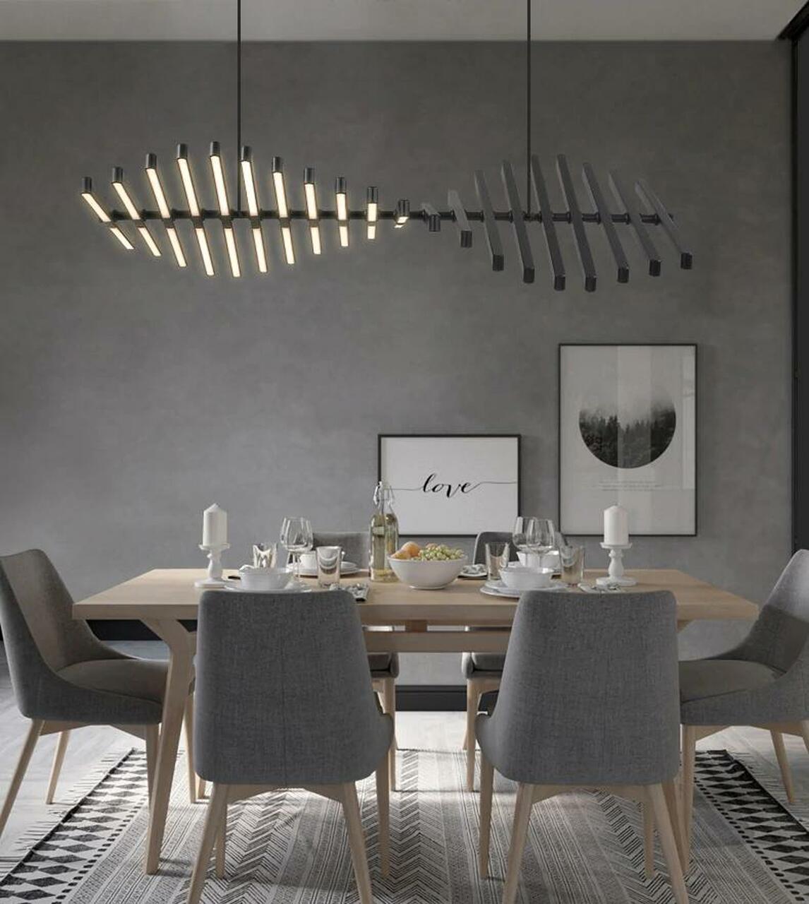 Rhythm style Pendant Chandelier Vibia